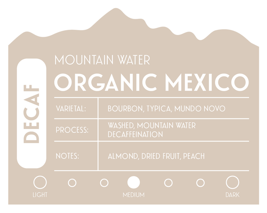 Decaf: Mexico Organic Swiss Water